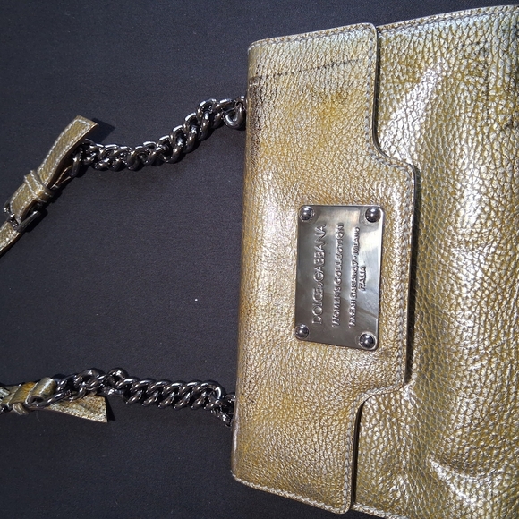 Dolce & Gabbana  MISS BELLE AMIE Gold and Silver Clutch with Elegant Design - Picture 2 of 12